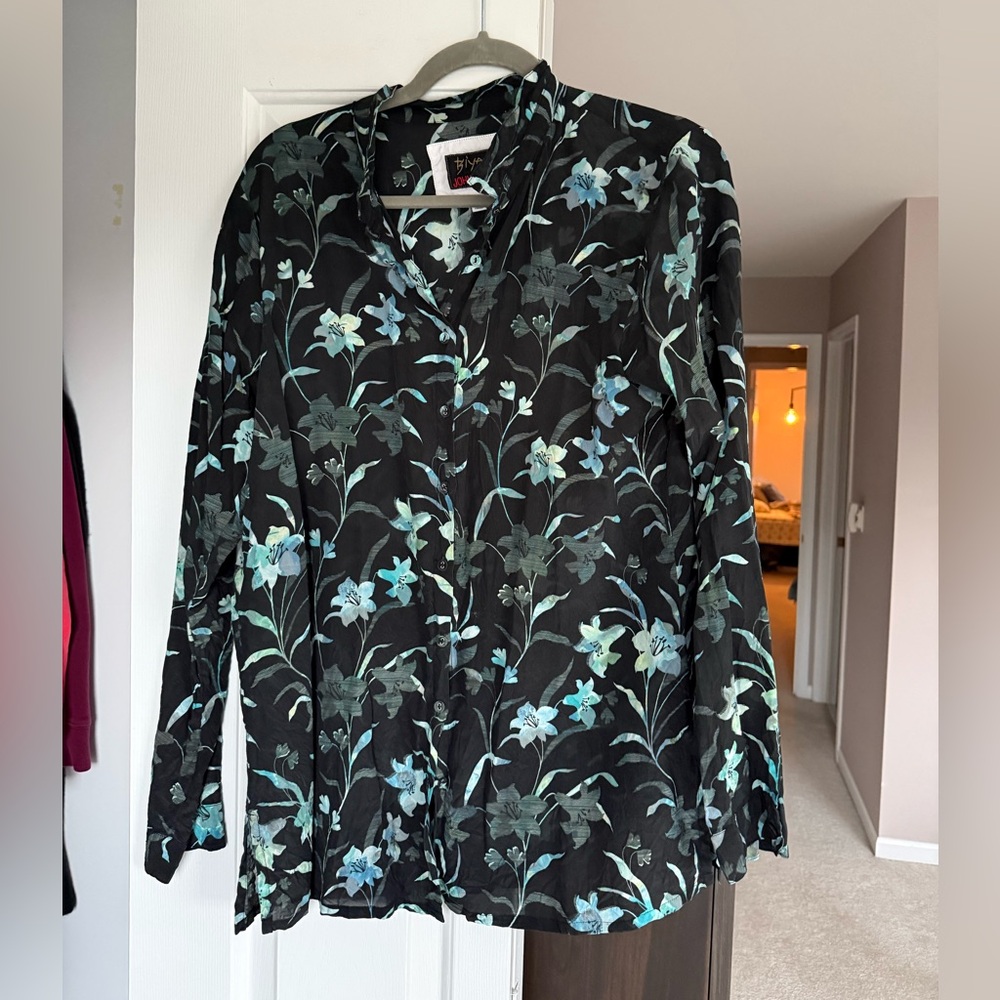 Johnny Was silk Blouse